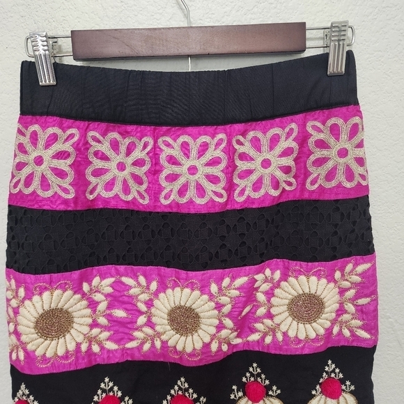 Anthropologie Leifsdottir A-line Boho Skirt Size 0 - Picture 13 of 13